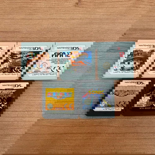 Пакет от 5 игри Nintendo 3DS и DS като нови
