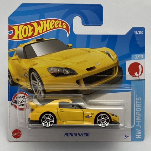 Honda S2000 yellow Hot Wheels HW J-Imports car