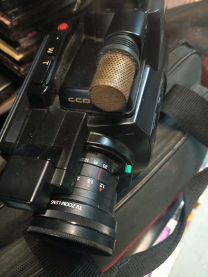 Panasonic VHS C video camera used, does not power on