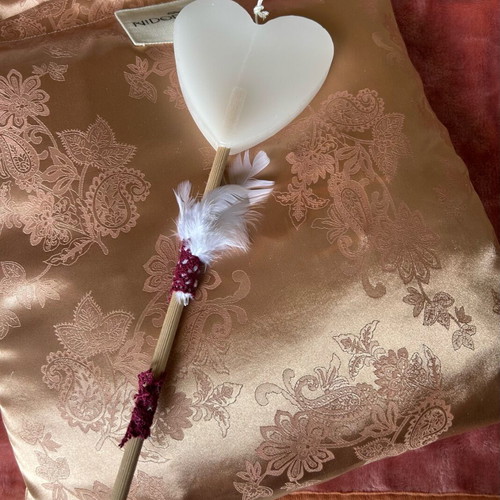 Handmade special Easter candle a new, handcrafted