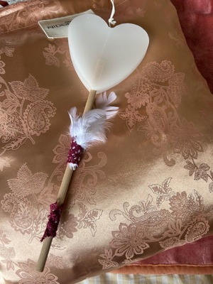 Handmade special Easter candle a new, handcrafted