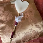Handmade special Easter candle a new, handcrafted