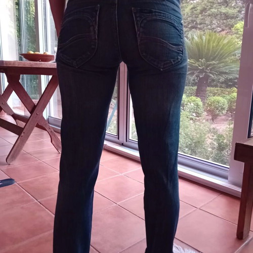 Lee Jeans classic cut used, size S, blue denim