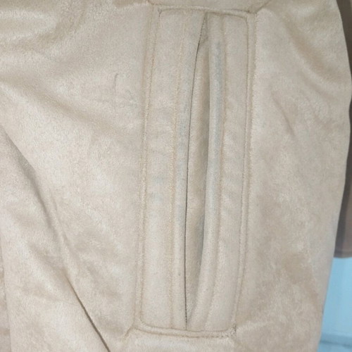 Men's mouton with fur used, brown, size XL