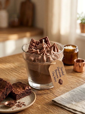 Chocolate Brownie Candle new, soy wax scented