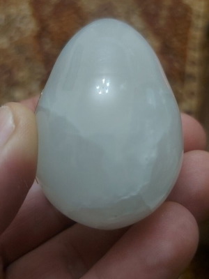 Handmade onyx egg like new