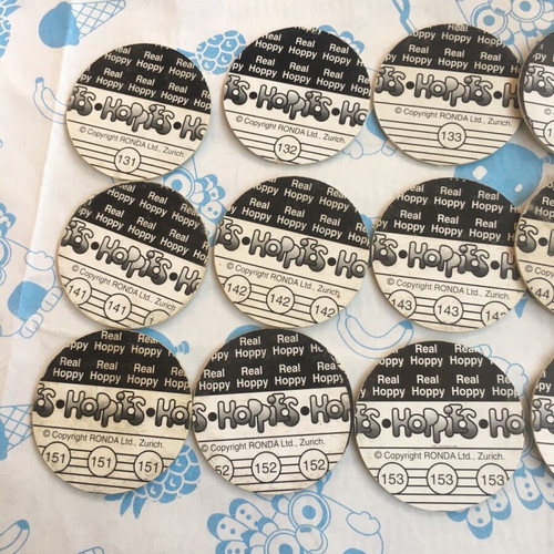 Hoppies caps green collection 27 pieces like new, 90s