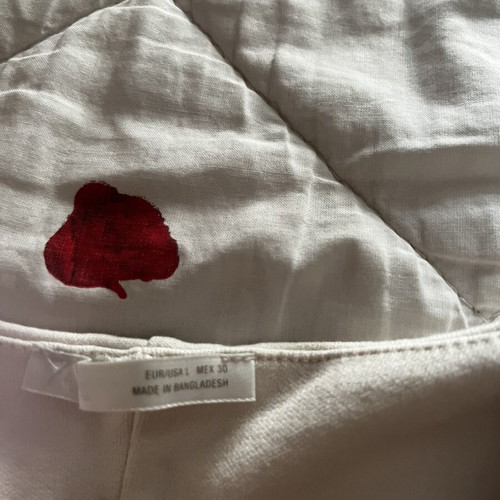 Zara white vest