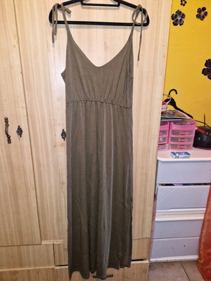 green chiffon dress short Vestido Lencero Crepe Verde Menta – bleis madrid main image 1