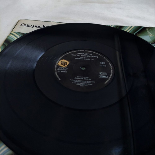Interactive Can You Hear Me Calling 12'' Vinyl Maxi Single used, electronic