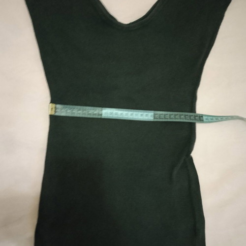 Vintage 90s/Y2K rib mini dress used, charcoal dark gray, small