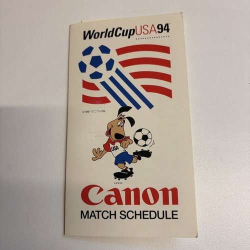 Canon World Cup 94 match schedule