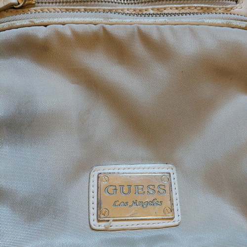 Guess crossbody bag used, beige color