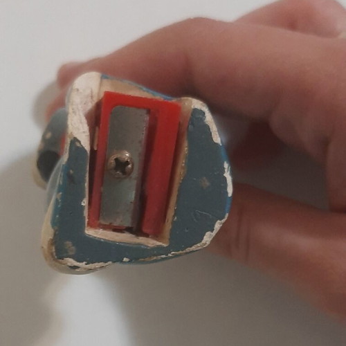 Ceramic cat pencil sharpeners 1980s collectible