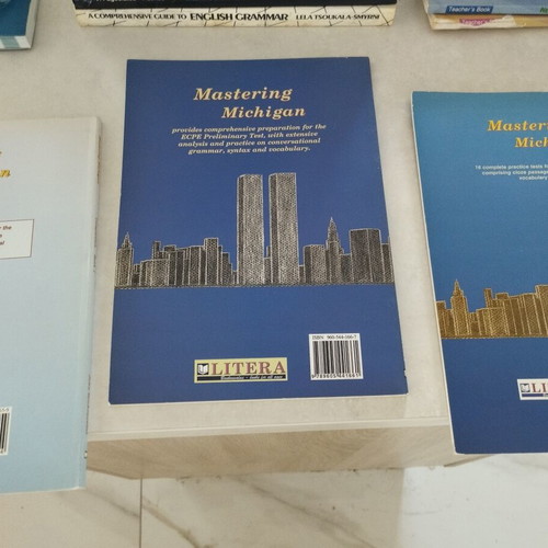 Mastering Michigan ECPE Book 1 set new, 3 educational guides