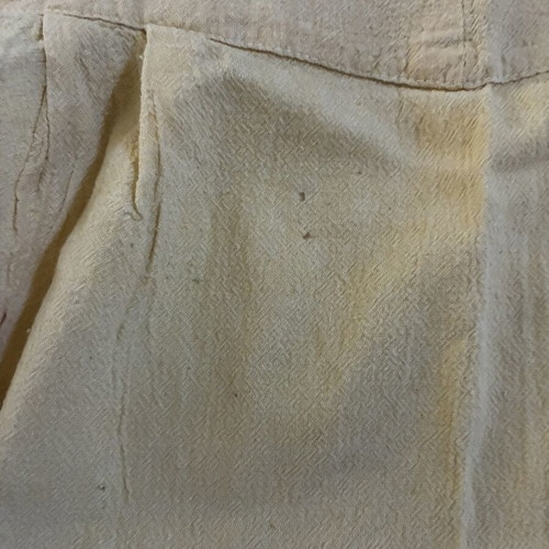 Vintage traditional waist apron with handmade embroidery