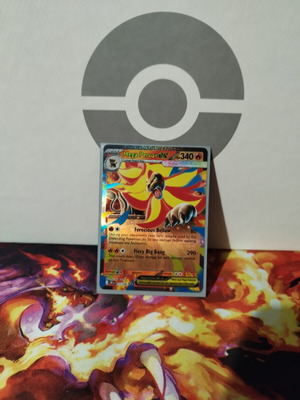 Mega Pyroar EX 015/086 Chaos Rising card like new