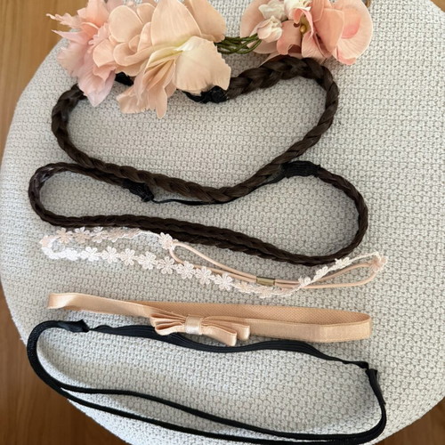 Hairband set like new, 9 colorful pieces
