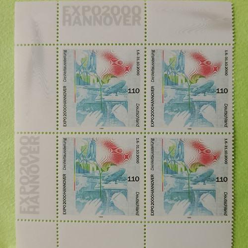 1999 German stamp with Bonn first day cover, mint