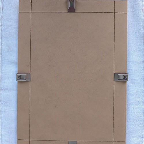 Handmade Cat Portrait A4 in Glass Clipframe new