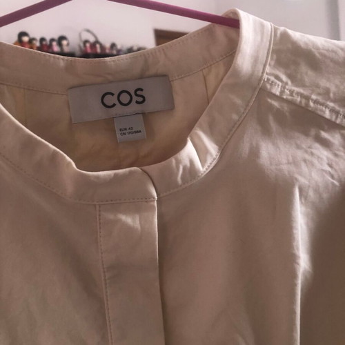 COS cream cotton dress like new, size XL
