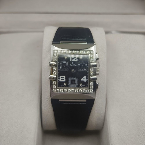 Omega Constellation Quadra Diamond Chronograph watch