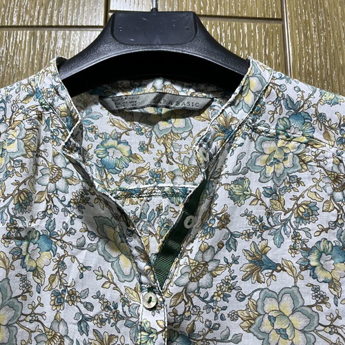 Zara shirt used, colorful, size S