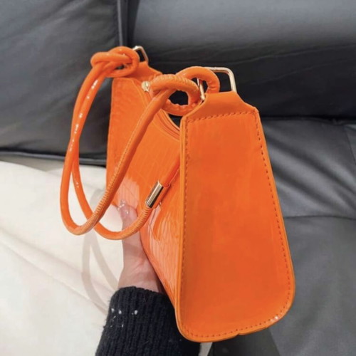 Summer shoulder bag like new, orange