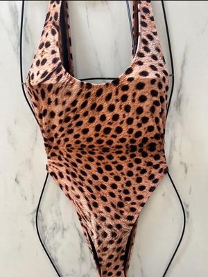 Lookseri-Ariel Cheetah ολόσωμο μαγιό καινούργιο, μαύρο και καφέ