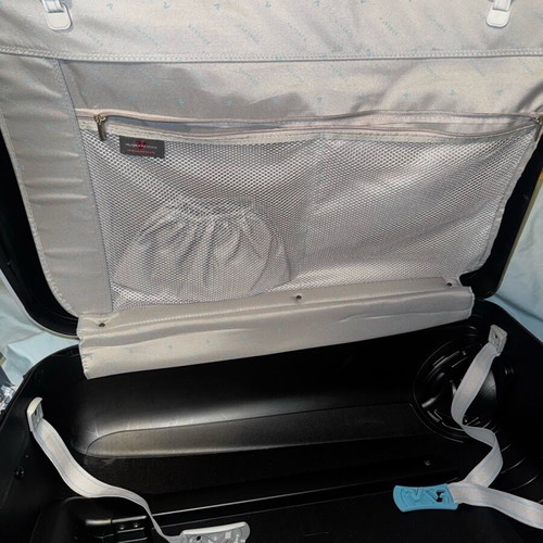 Roncato travel suitcase used, black