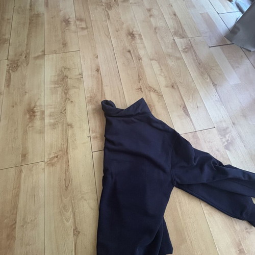 Zara quarter zip sweater, blue, size M
