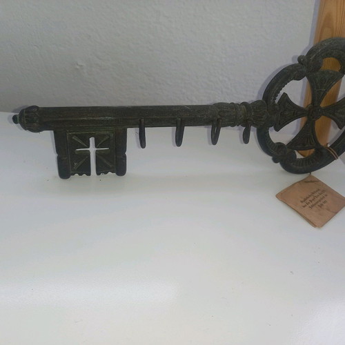 Vintage lock new, symbolic jubilee key
