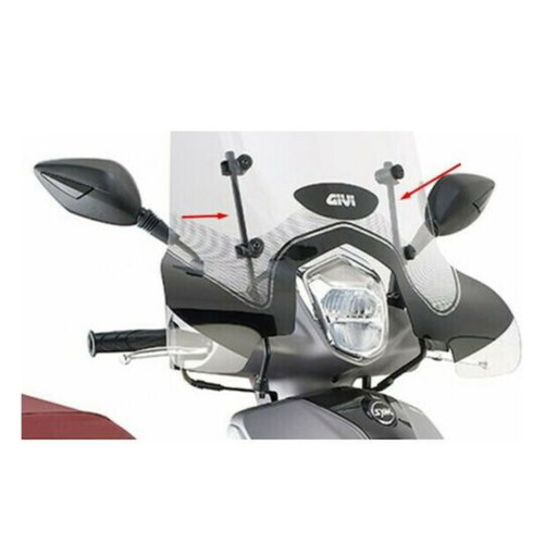 Givi 7067A windscreen kit used for Sym Symphony