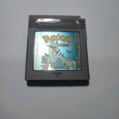 Silver Pokemon Cartridge Game Boy Color new