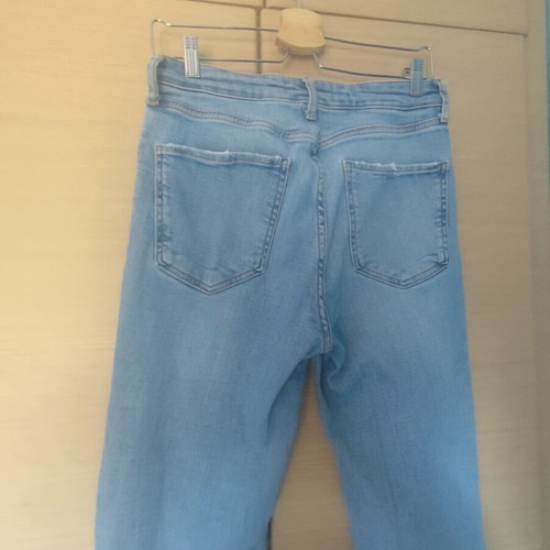 Zara Crop Jeans Mom's Fit Blue Like New
