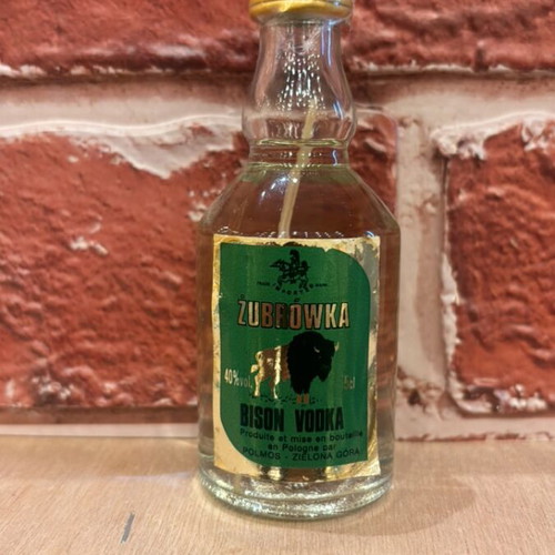 Zubrowka Bison Vodka miniature 50ml new