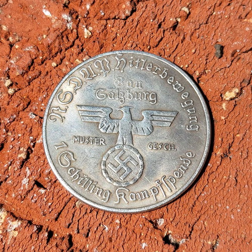 Der Fuhrer Adolf Hitler Coin used, Third Reich