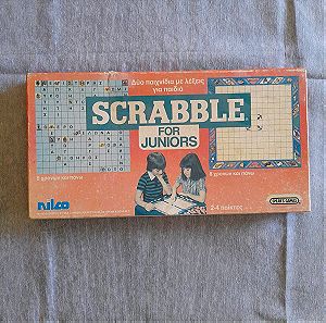 vintage scrabble for juniors επιτραπέζιο σκραμπλ για παιδιά