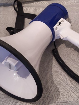 Sweex 25W Megaphone with siren used
