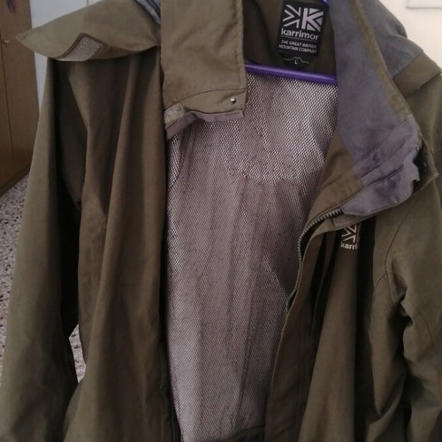 Karrimor men's jacket size Large like new, khaki