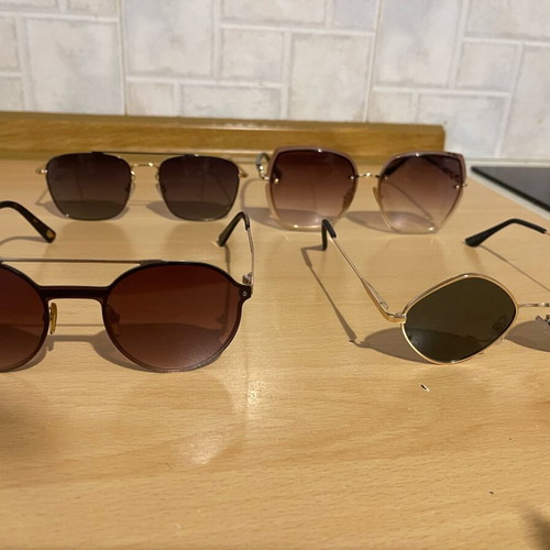 Sunglasses like new, black and brown