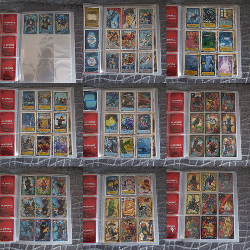 Lego Ninjago books and album with 100+ cards new condition