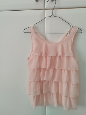 Pink top used, size S