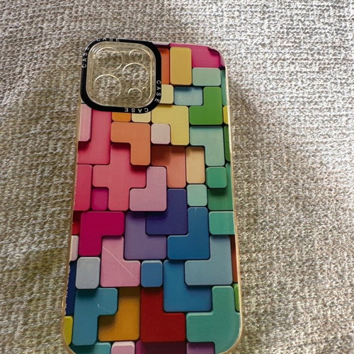 iPhone 12pro case like new, multicolored
