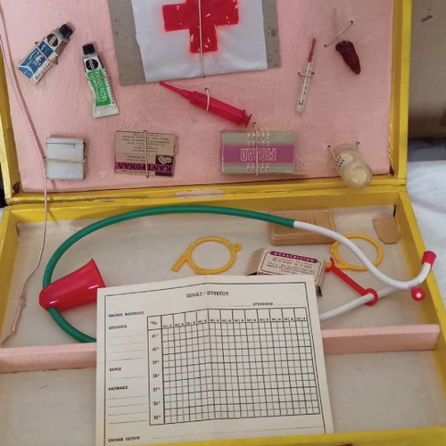 O Giatros board game used, 1950, first edition