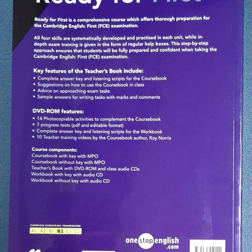 Ready for First 3rd Edition Teacher's Book new with Audio CDs & DVD-ROM