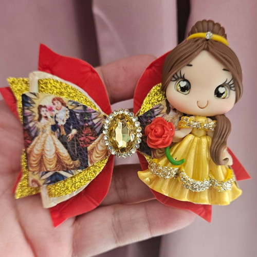 Hairbows new red and yellow