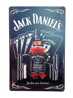 Metal tin sign Jack Daniel's new, 30 x 20 cm