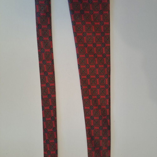 Vintage ties like new, set of 3, black and multicolor