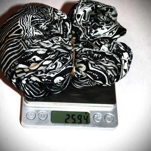 Siam Silk Black Batik Scarf 1.5x0.45m New